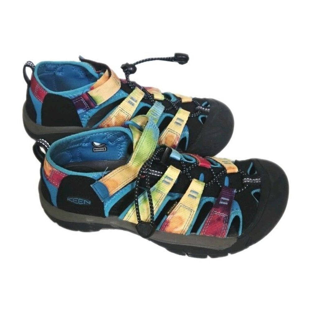 Keen Newport Tie Dye Size 4 Waterproof Water Hiking Sandals Shoes Trekking Boy - Picture 3 of 6